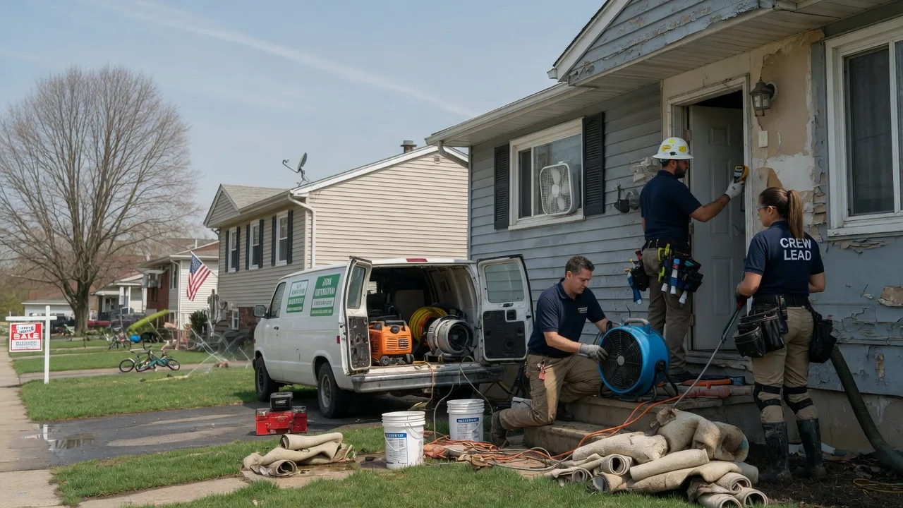 Flood Cleanup in Glandorf, OH near me